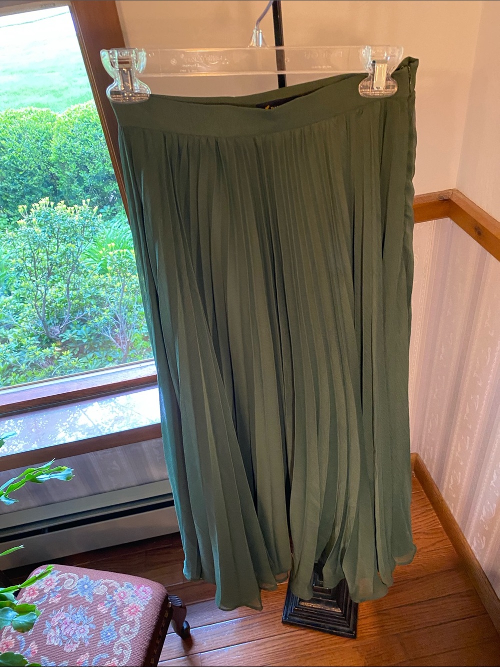 Pankaj and Nidhi Pleated Maxi Skirt